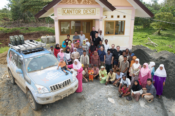 11.1.2009 - Indonesia, Sumatra, region of Aceh, village of Suak Nie rebuilt with donations after tsunami
