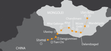 L’étape Urumqi-Oulan Bator