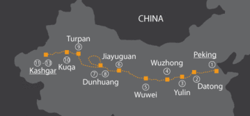 La etapa Pekín-Kashgar
