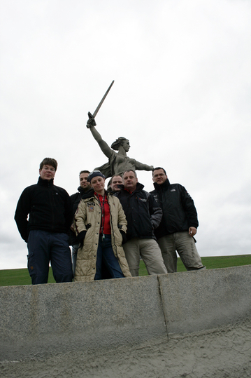 15. April 2008: Russia- Wolgograd, former Stalingrad, memorial of the battle of Stalingrad