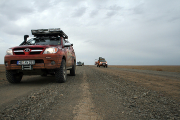 24. April 2008: Drive through Shalqar, Kazakhstan