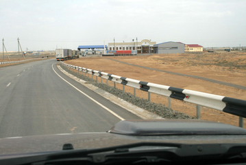 21. April 2008: Crossing the border from Russia to Kazakhstan
